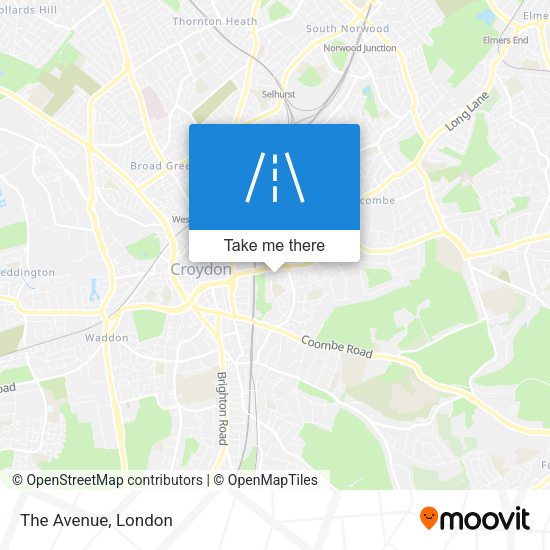 The Avenue map