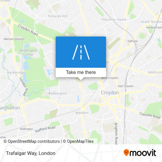 Trafalgar Way map