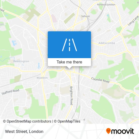 West Street map
