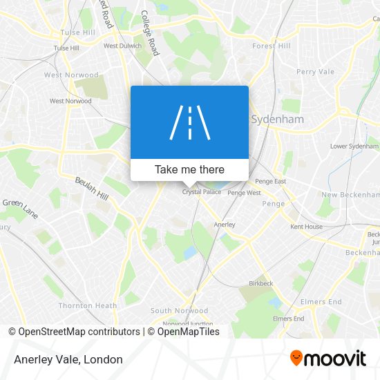 Anerley Vale map