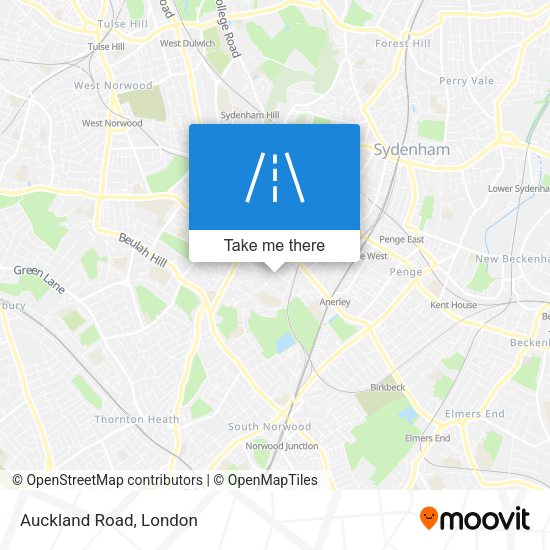 Auckland Road map