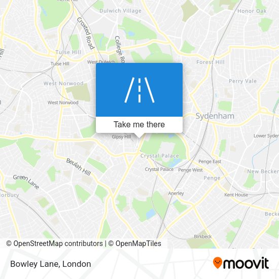 Bowley Lane map