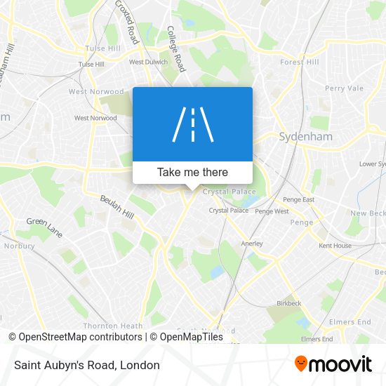 Saint Aubyn's Road map