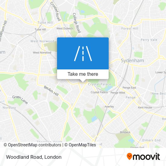 Woodland Road map
