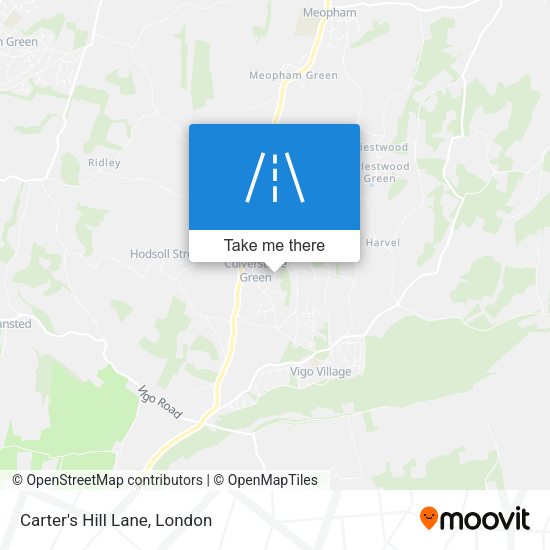Carter's Hill Lane map