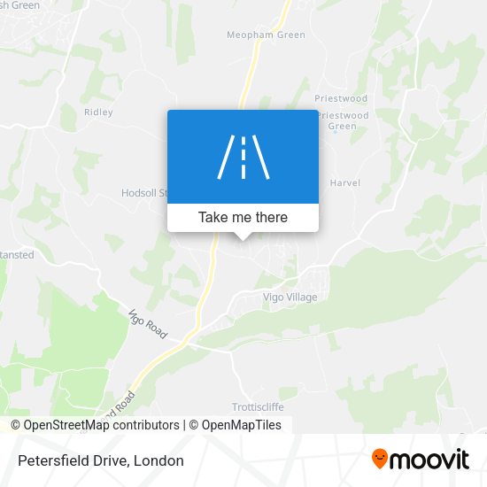 Petersfield Drive map
