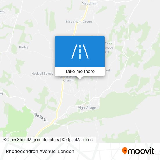 Rhododendron Avenue map