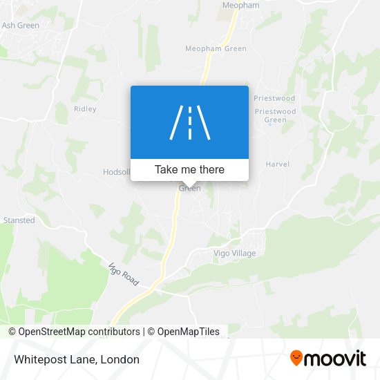 Whitepost Lane map