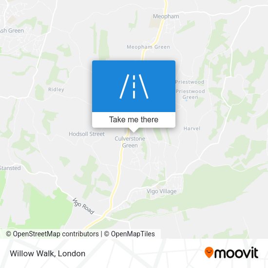 Willow Walk map
