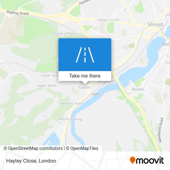 Hayley Close map