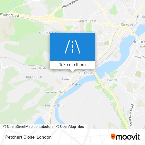 Petchart Close map