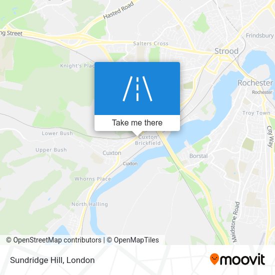Sundridge Hill map