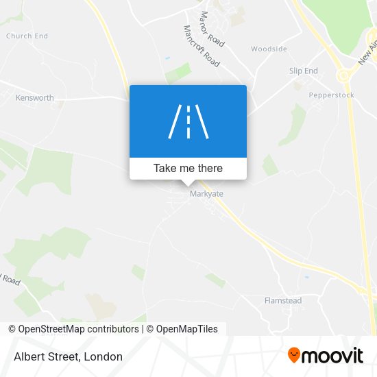 Albert Street map