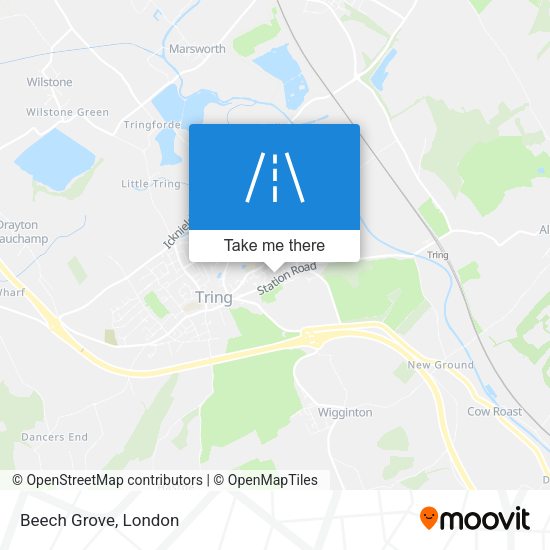 Beech Grove map