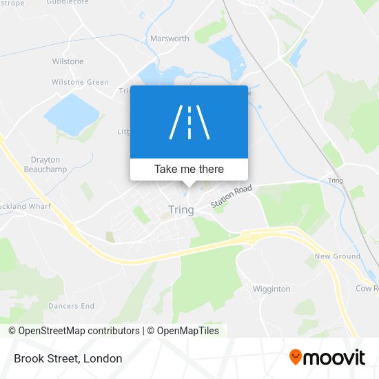 Brook Street map