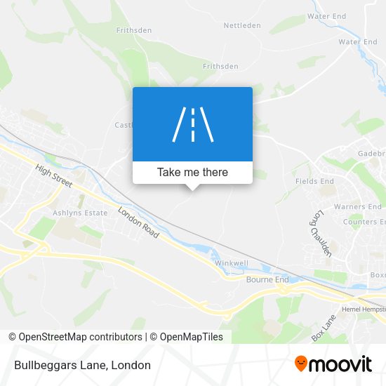 Bullbeggars Lane map