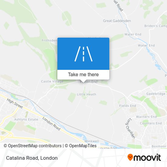 Catalina Road map