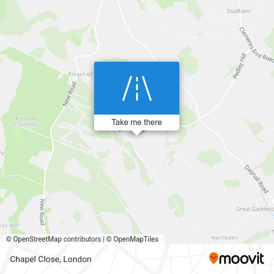 Chapel Close map