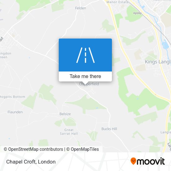 Chapel Croft map