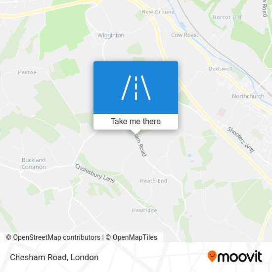 Chesham Road map