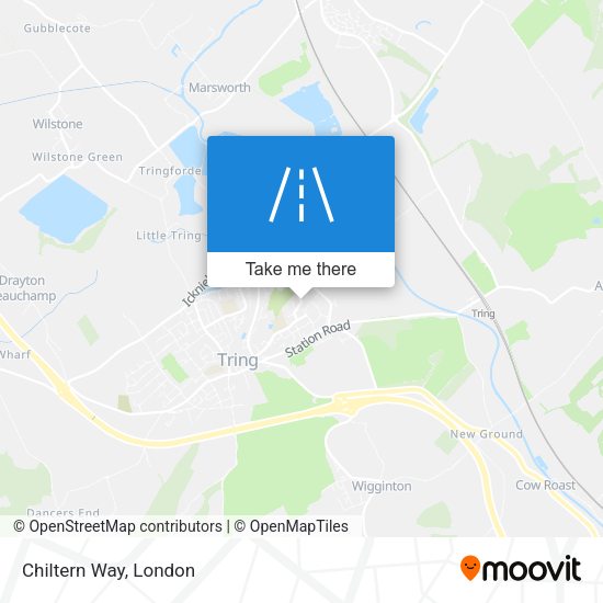 Chiltern Way map