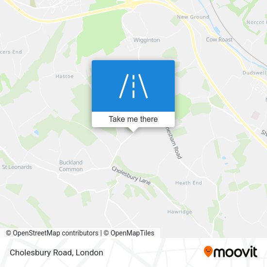 Cholesbury Road map