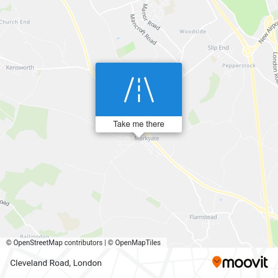 Cleveland Road map