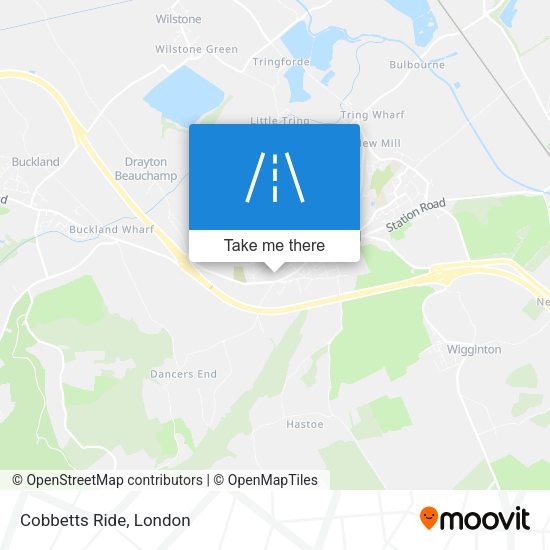 Cobbetts Ride map