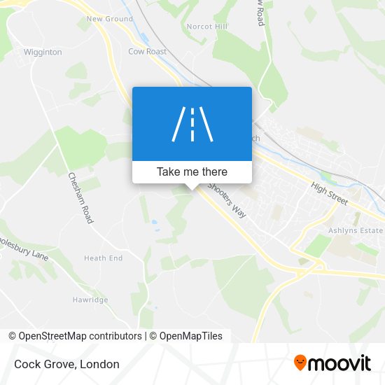 Cock Grove map