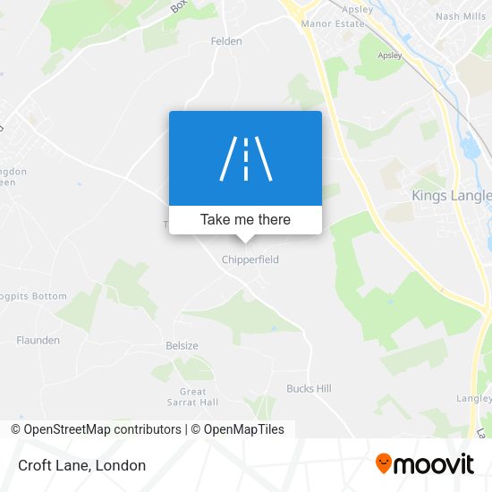 Croft Lane map