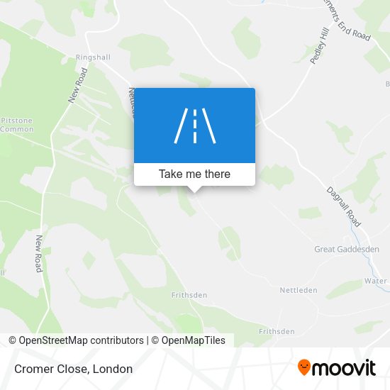 Cromer Close map