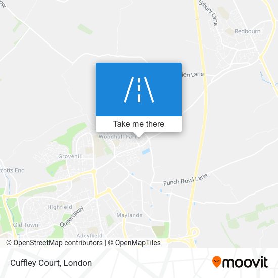 Cuffley Court map