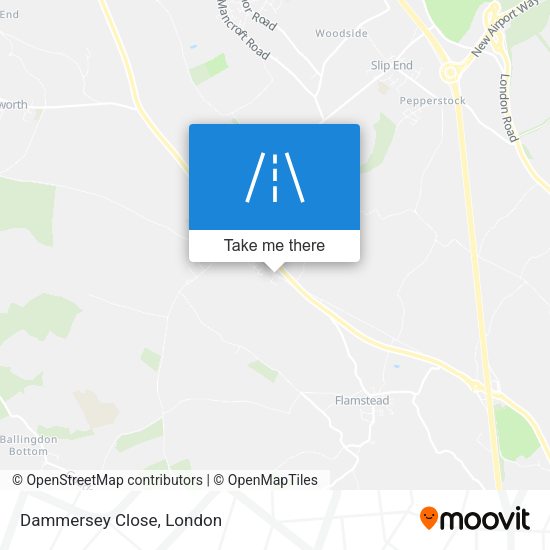 Dammersey Close map