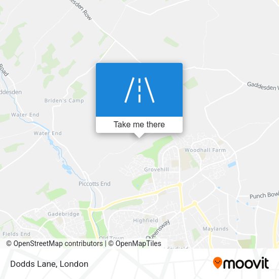 Dodds Lane map