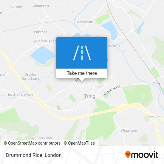 Drummond Ride map
