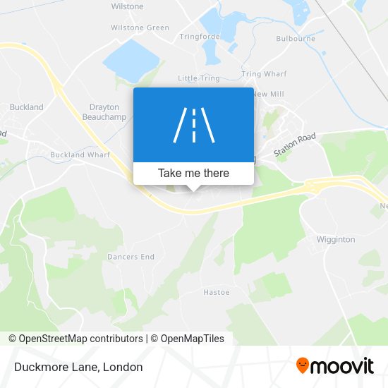 Duckmore Lane map