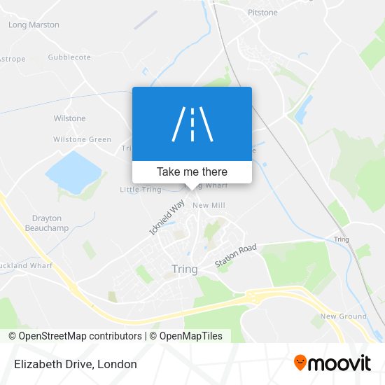 Elizabeth Drive map