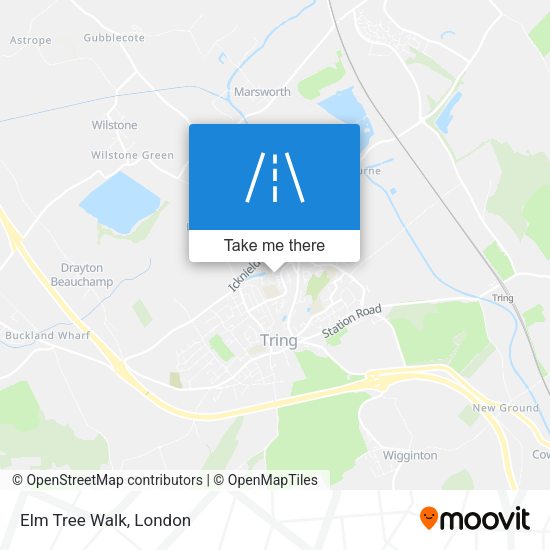 Elm Tree Walk map