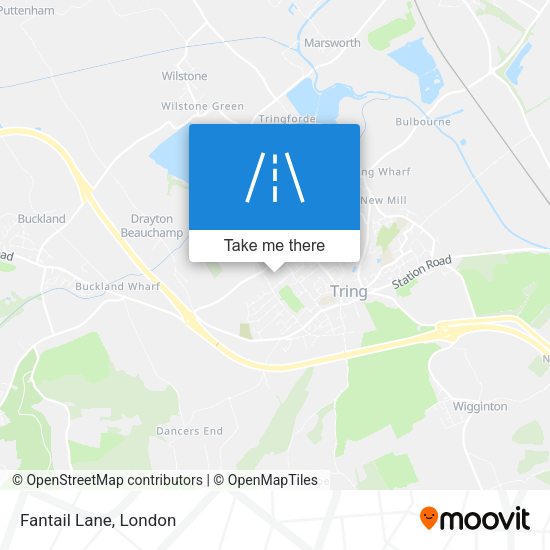 Fantail Lane map