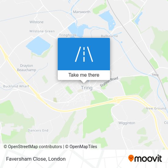 Faversham Close map