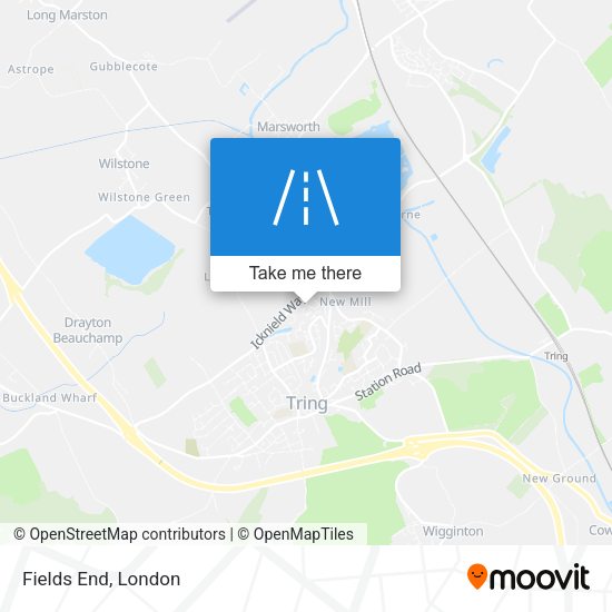 Fields End map