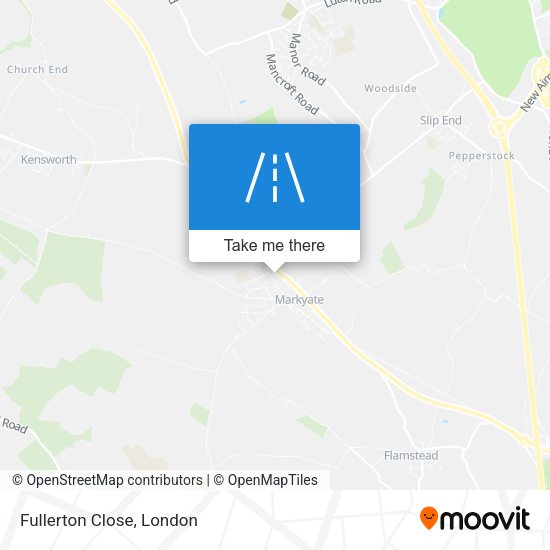 Fullerton Close map
