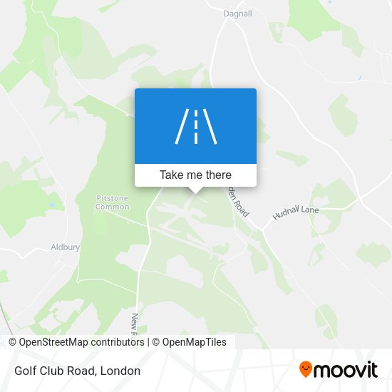 Golf Club Road map
