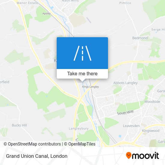 Grand Union Canal map