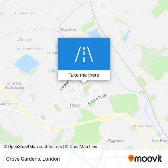 Grove Gardens map