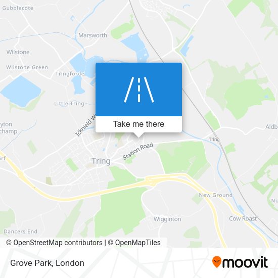 Grove Park map