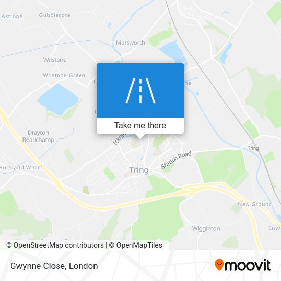 Gwynne Close map