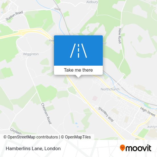 Hamberlins Lane map