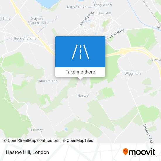 Hastoe Hill map