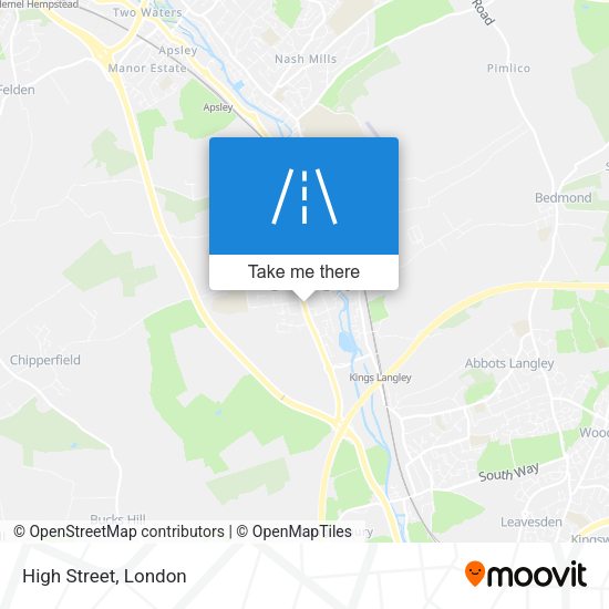 High Street map